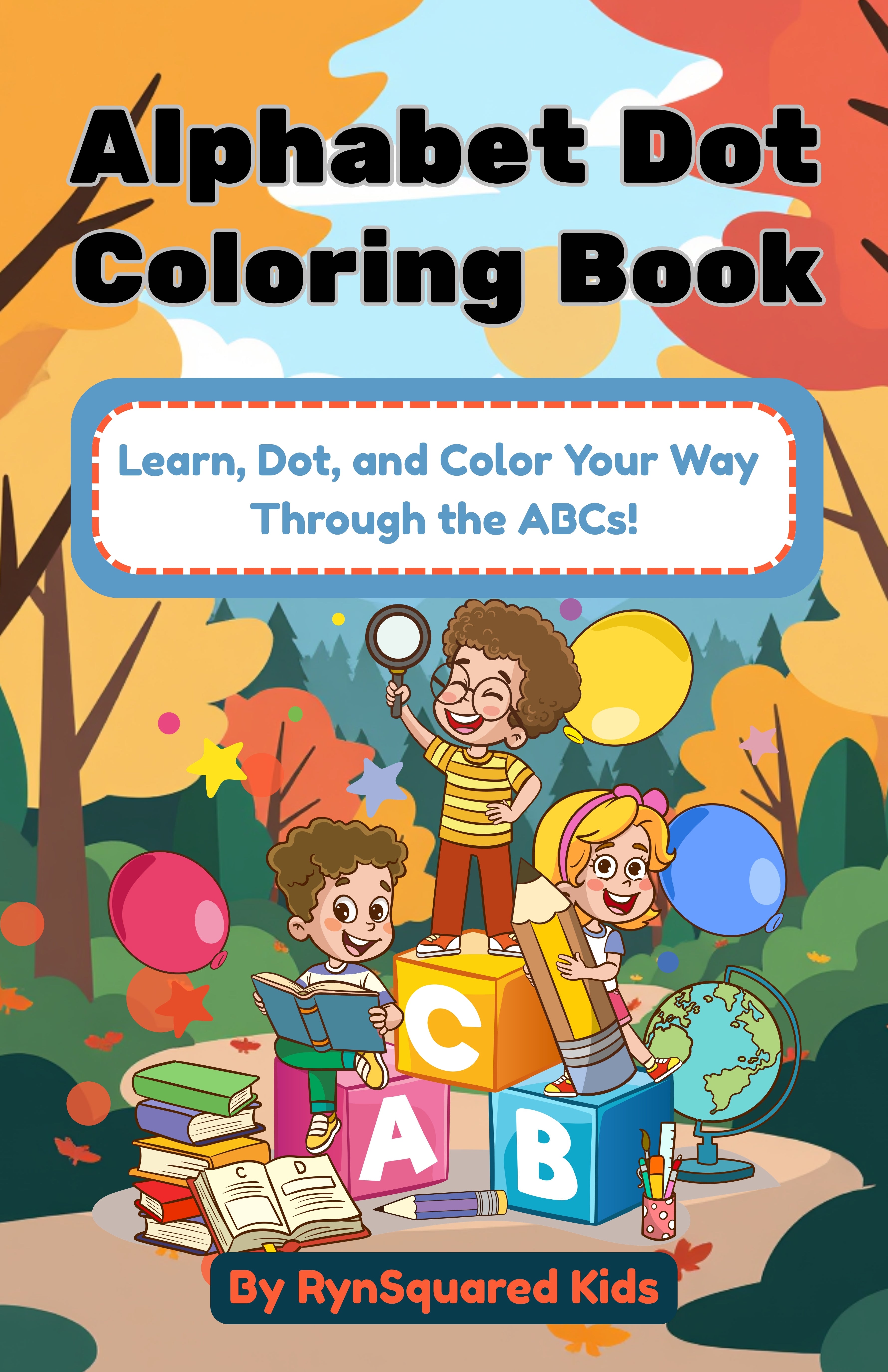 Alphabet Dot Coloring Book cover