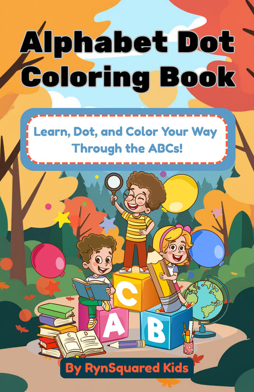 Alphabet Dot Coloring Book cover
