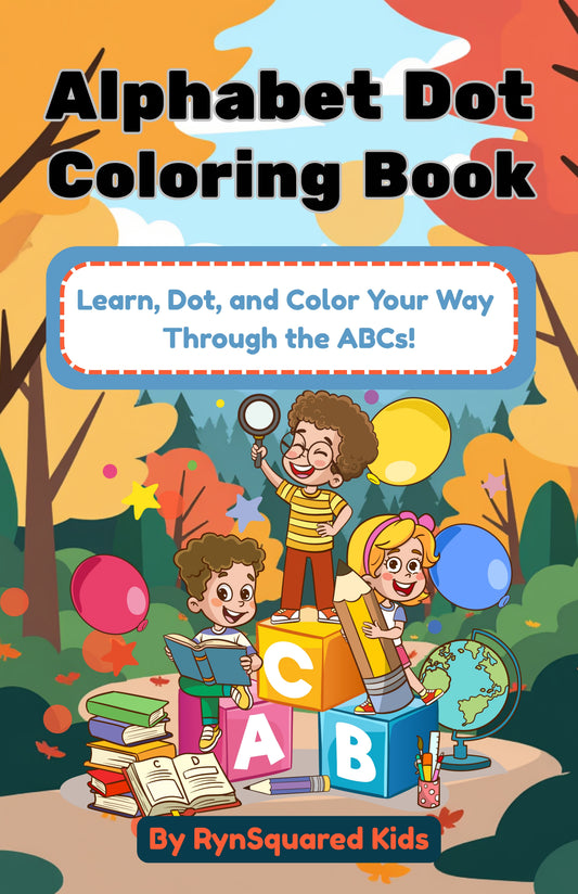 Alphabet Dot Coloring Book cover